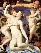 Agnolo Bronzino An Allegory of Venus and Cupid France oil painting reproduction